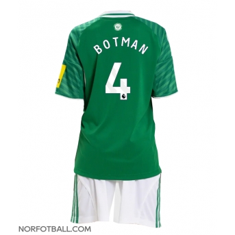 Billige Fotballdrakt Newcastle United Sven Botman #4 Replika Bortedraktsett Barn 2025-26 Kortermet (med bukser)